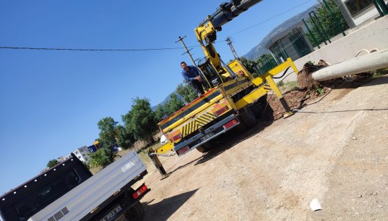 Kemalpaşa KOSBİ Enerji Nakil Hattı Direk Dikim İşleri