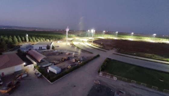 Diyarbakır Gece Koşusu Aydınlatma Direkleri Dikimi ve Kablo Çekimleri Trafo Montajı